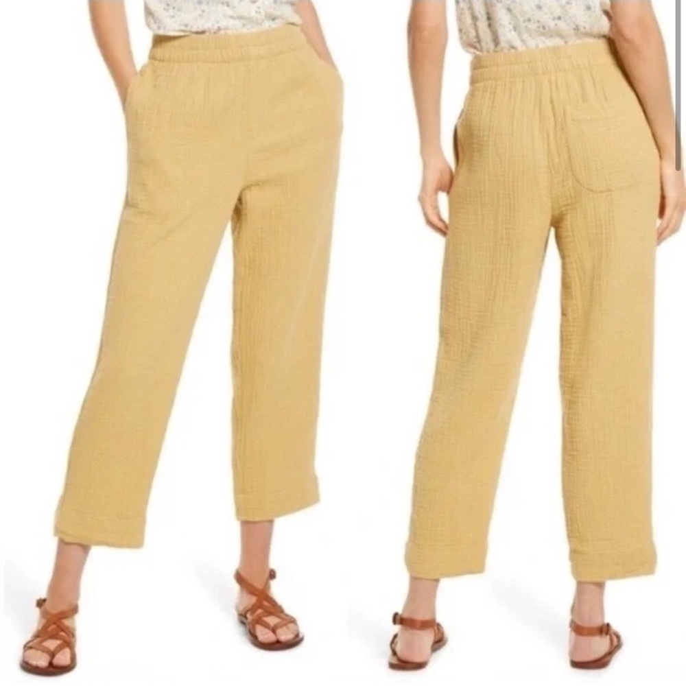 Madewell Cotton Quilt Straight Leg Sweatpants  sz M